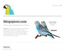 Tablet Screenshot of mispajaros.com